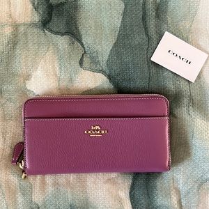 COPY - Purple Coach Wallet